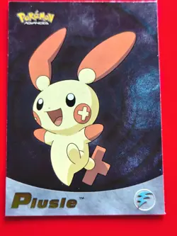 Topps Pokemon Advanced Plusle #63 Foil Trading Card English 2006 Electric - Image 2