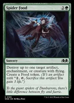 x4 Spider Food - Wilds of Eldraine - NM - MTG - Image 1