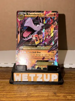 Mega M Aerodactyl EX XY98 XY Promos Black Star Promo Holo Pokemon Card NEAR MINT - Image 1