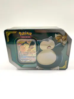 Eevee & Snorlax GX Tag Team Pokemon Tin - Factory Sealed - Free Postage - Image 1