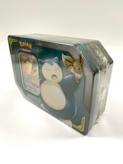 Eevee & Snorlax GX Tag Team Pokemon Tin - Factory Sealed - Free Postage - Image 2