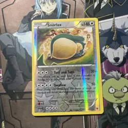 Pokemon TCG XY Fates Collide 77/124 Snorlax Reverse Holo - Image 1