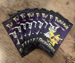 8 Pokemon 2023 Trick-or-Trade Booster Packs - Bundle Exclusive - All Unopened - Image 1