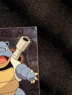 1999 Topps Blue Label Pokemon #09 Blastoise Shiny Holo Foil E9 of 12 - Image 4