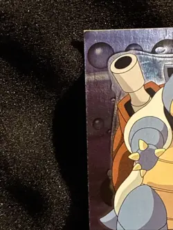 1999 Topps Blue Label Pokemon #09 Blastoise Shiny Holo Foil E9 of 12 - Image 5