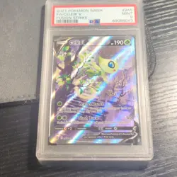 Pokemon TCG 2021 Fusion Strike Celebi V 245/264 PSA 9 Alt Full Art Holo - Image 1