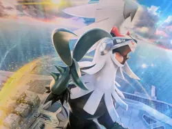Official Pokemon TCG League Cup Champions Playmat Silvally Free Hard Tube - Image 2