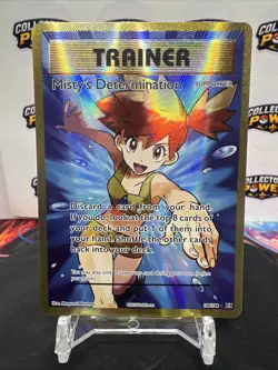 Pokemon TCG Misty's Determination 108/108 Ultra Rare Evolution LP English - Image 1