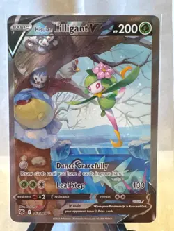 HISUIAN LILLIGANT V 163/189 ULTRA RARE ASTRAL RADIANCE POKEMON LP - Image 1
