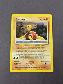 Pokemon Neo Revelation Set GERMAN Pottrott (Shuckle) 51/64 FREE SHIPPING - Image 3