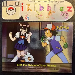 The School of Hard Knocks EP9 NM Holo Ash Schoolgirl Cubone Art Topps Pokemon! - Image 1