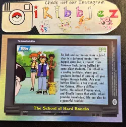 The School of Hard Knocks EP9 NM Holo Ash Schoolgirl Cubone Art Topps Pokemon! - Image 2