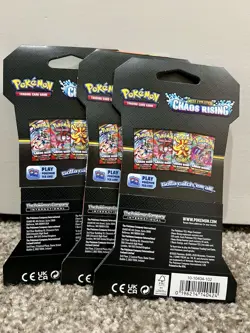Pokemon TCG Mega Evolution Chaos Rising Booster Pack Lot (3) Packs Blister New - Image 2