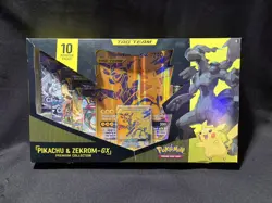 Pokemon TCG Pikachu and Zekrom-GX Tag Team Premium Collection Sealed - Image 1