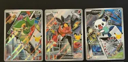 Pokemon TCG First Partner Illustration Collection Series 2 Unova GEN 5 Set of 3 - Image 1