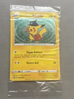 Special Delivery Pikachu SWSH074 Holo Promo English SEALED - Image 1