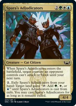 x4 Spara's Adjudicators - Streets of New Capenna - NM - MTG - Image 1