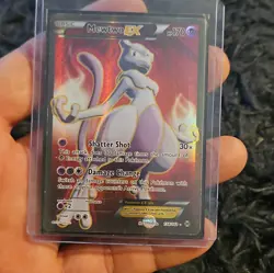 Pokemon Mewtwo EX 158/162 Breakthrough Full Art Holo Ultra Rare 170 HP - Image 1