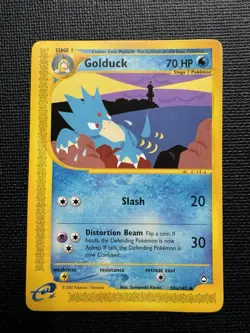 Pokemon Golduck 50a/147 Aquapolis Non Holo e-Reader Vintage 2002 NM - Image 1