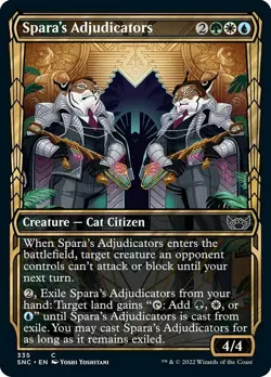 x4 Spara's Adjudicators - Showcase - Streets of New Capenna - NM - MTG - Image 1