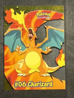 Pokemon TCG Charizard #06 Topps Clear Series PC3 Nintendo Rare TV Animation - Image 1
