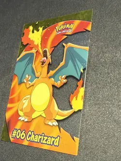 Pokemon TCG Charizard #06 Topps Clear Series PC3 Nintendo Rare TV Animation - Image 4