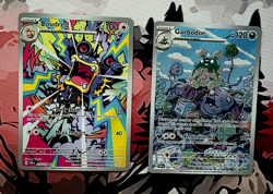 Pokemon Tcg Paradox Rift Illustration Rare Lot - Garbodor & Loudred - NM/M - Image 1