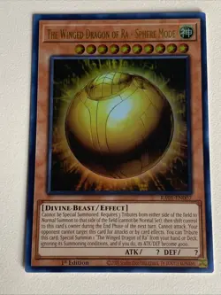 Yugioh The Winged Dragon of Ra Sphere Mode x 3 - 1st Ultra Rare NM - Free Holo B - Image 3