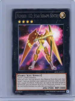 Number 102: Star Seraph Sentry Unlimited Rare Judgment of the Light JOTL-EN053 L - Image 1