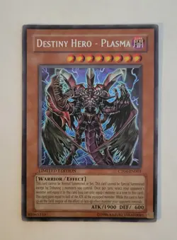 Destiny HERO - Plasma - CT04-EN003 - Secret Rare - Limited Edition - MP YuGiOh - Image 1
