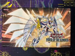 POWER OF THE ELEMENTS POTE SNEAK PEEK PLAYMAT YUGIOH KONAMI OFFICIAL - Image 1