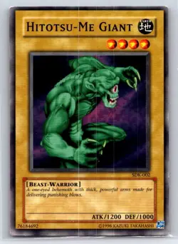 Hitotsu-Me Giant SDK-002 Common / Short Print Starter Deck: Kaiba Yu-Gi-Oh LP - Image 1