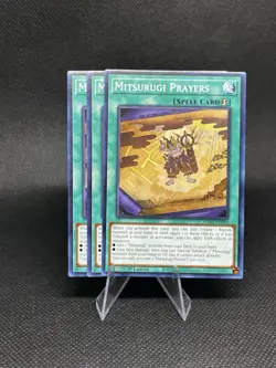 Yugioh! Mitsurugi Prayers SUDA-EN094 Common - 1st Ed - NM - 3x Playset - Image 1