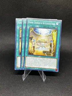 3x Yugioh Playset Flavian - Colosseum of the Gladiator Beasts SUDA-EN060 Comm NM - Image 1