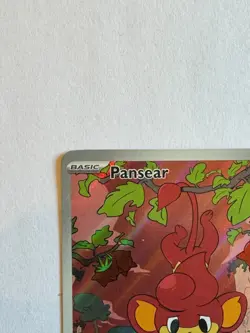 Pansear 099/086 White Flare Illustration Rare Holo Pokemon Card NM - Image 4