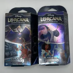 One (1) Disney Lorcana Rise of the Floodborn Starter Deck Chapter 2 New Sealed - Image 2