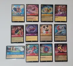 Disney Lorcana Fabled Lot Of 12 Foil - Image 1