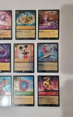 Disney Lorcana Fabled Lot Of 12 Foil - Image 3