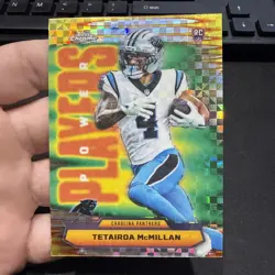 2025 Topps Chrome Football Tetairoa McMillan Power Players X-Fractor #PP-28 - Image 1
