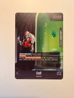 Cell FB10-097 Alt Art Leader Cross Force Dragon Ball Fusion World W/ Cell SR* - Image 4