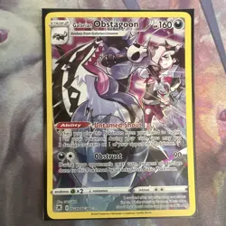 Pokemon TCG Galarian Obstagoon Astral Radiance, TG10/TG30 Holo Full Art - Image 1