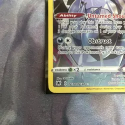 Pokemon TCG Galarian Obstagoon Astral Radiance, TG10/TG30 Holo Full Art - Image 2