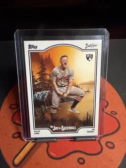 2025 Topps X Bob Ross the Joy of Baseball - Jace Jung #98-SP Beauty Is... - Image 1