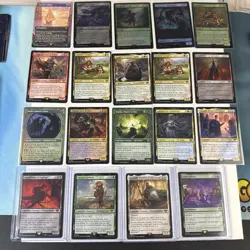 Magic the Gathering Lord of the Rings 185 Card Collection MTG Lot Legendary Holo - Image 1
