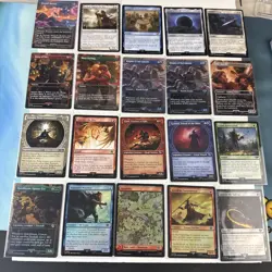 Magic the Gathering Lord of the Rings 185 Card Collection MTG Lot Legendary Holo - Image 2