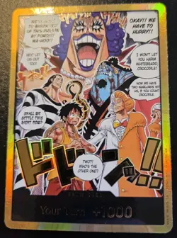Don!! Card (Gold Alternate Art) Impel Down OP16 The Time Of Battle One Piece CCG - Image 1