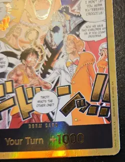 Don!! Card (Gold Alternate Art) Impel Down OP16 The Time Of Battle One Piece CCG - Image 5