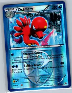 Octillery (Team Plasma) 19/101 Reverse Holo Plasma Blast - Pokemon Card - NM - Image 1