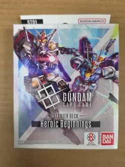 BANDAI Gundam Card Game Heroic Beginnings Starter Deck ST01 TCG English Sealed - Image 1