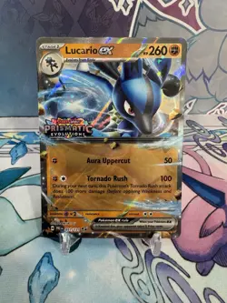 Lucario ex (Prismatic Evolutions Stamp) 051/131 Miscellaneous Cards &... - Image 1